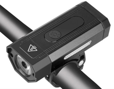 GADGET DEALS 800 Lumens USB Rechargeable (with red & blue Flash Warning Lamps) Bicycle LED Front Light(Multicolor)