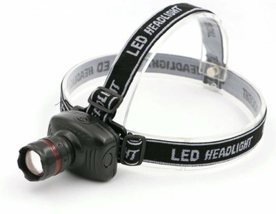 Triangle Ant ™Black Zoom Mini LED Headlamp flashlight AAA Battery Head lamp Torches light LED Headlamp(Black)