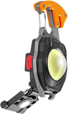 HVG TRADERS Cob LIght keychain with 6 lighting mode & cigratte lighter LED Front Light LED LED Front Light(Multicolor)