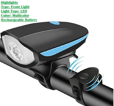 Preeti Enterprises Rechargeable Waterproof LED Front Light (Multi-Color) LED Front Light(Multicolor)