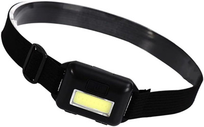 WunderVoX Mini Headlight LED Headlamp 3 Mode Adjustable Camping Torch LED Headlamp(Black)