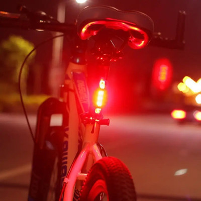 HighRider USB Rechargeable & Waterproof Cycle Rear Tail Light LED Spot Light(Black, Red)