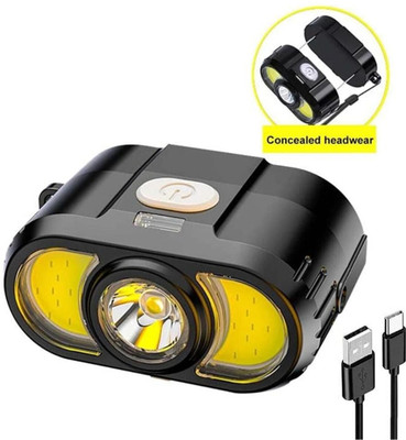 CAMPSOR LED Head Lamp, Cool White with 5 Modes TK-4927 LED Headlamp(Black)