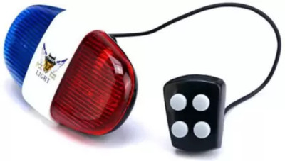 ghg Bicycle 4-Tone Police Horn LED Front Light LED LED Front Light(Multicolor)