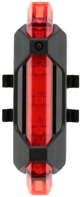 Dark Horse Imported Bicycle Rear Light 5 LED USB Rechargeable Waterproof LED Rear Break Light(Red)