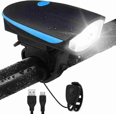 SPOKEFOX Ultra Bright Light with Horn 140 Db LED Front Light(Blue)