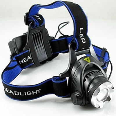 FosCadit Atomic Beam Headlight/LED Flash/Head Torch with Battery for Farmers LED Headlamp(Blue)
