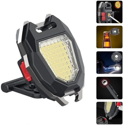 HVG TRADERS Multifunction Keychain Led Light with Bottle Opener, Magnetic Base LED LED Front Light(Multicolor)