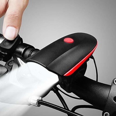 Rebound Speaker 2in1 Combination Super Bright Bicycle Light-J7 LED Spot Light(Black)