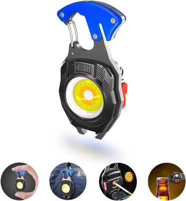 vedvit COB Light with 6 Lighting Modes & Display Cigar Lighter LED Front Light(Multicolor)