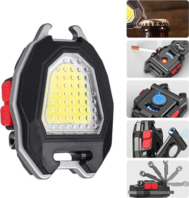 STAR PRIM COB Light Mode Portable Emergency Light LED Front Light(Black)