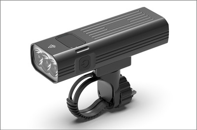 Dark Horse Bicycle 500 LM 5 Mode 5200 mAh 360 Degree Rotation Holder, Digital Power Display LED Front Light(Black)