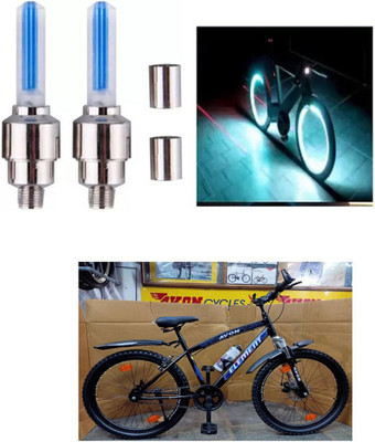 E-Shoppe Cycle Steel, Plastic Tyre Valve Cap For SILK DEW LED Wheel Reflectors(Multicolor)
