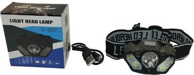 CAMPSOR 5 LED LIGHT SENSOR HEADLAMP, Cool White (TK-4928) LED Headlamp(Black)