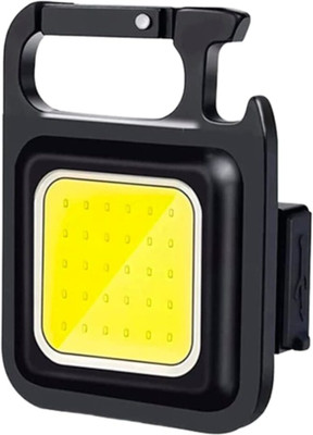 Da Novira Mini Flashlight 3 Light Modes Portable Pocket Light for Camping, Hiking LED Front Light(Black)