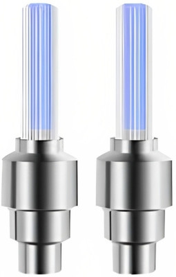 DSS Wheel Valve Cap Cycle Tyre Light LED Wheel Reflectors LED Wheel Reflectors(Blue)