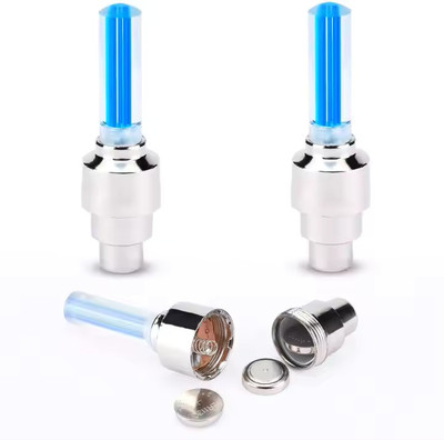 Biker Valve Light For Cycle Bike And Car LED Wheel Reflectors(Blue)