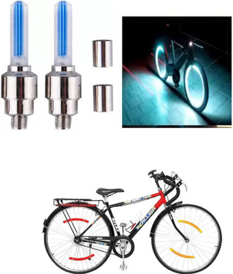 E-Shoppe Cycle Steel, Plastic Tyre Valve Cap For STALLION 27T LED Wheel Reflectors(Multicolor)