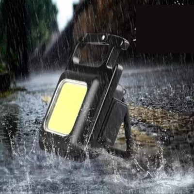 NKL New LED Keychain Flashlight 134 Rechargeable 4 Light Modes With Bottle Opener Key Chain
