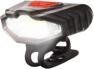 Inditradition Bicycle Super Bright COB Headlight | 45 Lumens 3 Mode Flash LED Front Light(White)