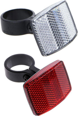 LORWADIYA Cycle Reflector Red White Safety Warning Reflectors Light Bicycle Reflector Halogen Rear Break Light(Red, White)