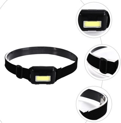 WunderVoX LED Head Torch, 180°Akale Super Bright CREE LED Headlamp-Black LED Headlamp(Black)