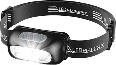 Cpixen Rechargeable Headlamp, Motion Sensor LED Headlamp, Head Lamps for Adults LED Headlamp(Black)