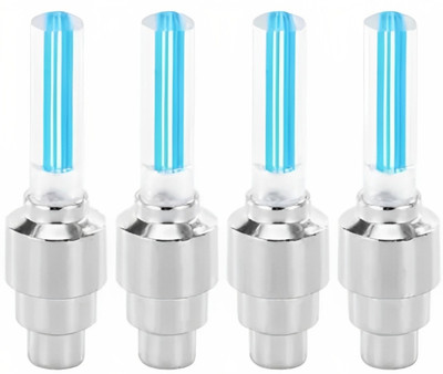 DSS Premium Wheel Valve Cap Cycle Tyre Light LED Wheel Reflectors LED Wheel Reflectors(Blue)