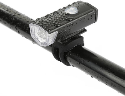 SPOKEFOX Waterproof USB Rechargeable CycleLight , 300Lumens Bright Headlight For Bicycles LED Front Light(Black, Green)