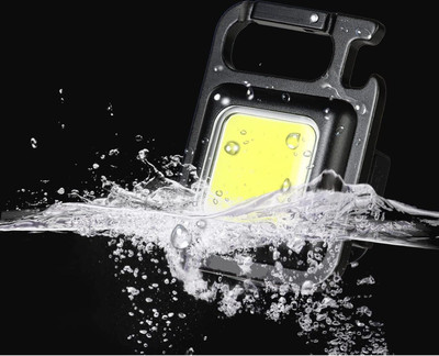 WunderVoX Emergency COB Light Torch Lamp LED Front Light(Black)
