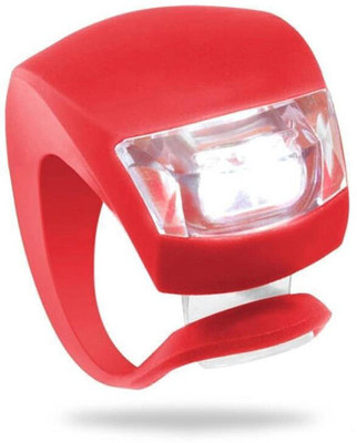 Nema NM Silicone Bicycle Front LED Flash Light - Red- Pack of Two LED Front Light(Red)