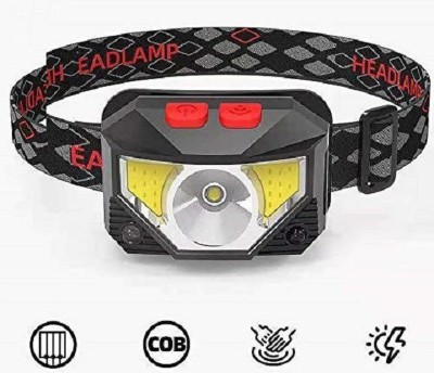 QAWACHH Ultra Bright -Zoomable Waterproof Headlamp Headlight Head Torch LED Flash Light LED Spot Light(Black)