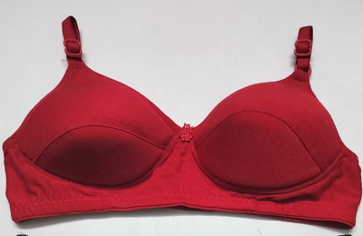 Oumar Bibi Women Minimizer Lightly Padded Bra(Red)