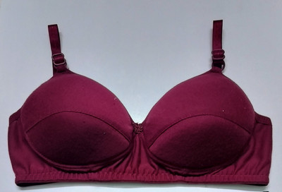 Oumar Bibi Women Minimizer Lightly Padded Bra(Maroon)