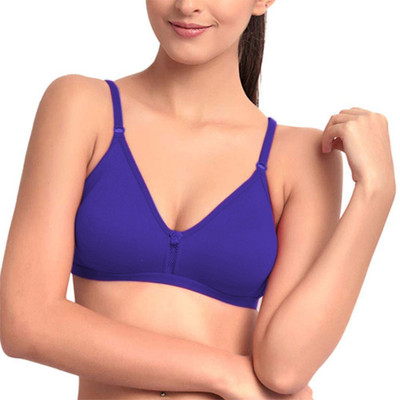 cuteshe Women Everyday Non Padded Bra(Blue)
