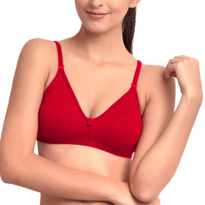 cuteshe Women Everyday Non Padded Bra(Red)