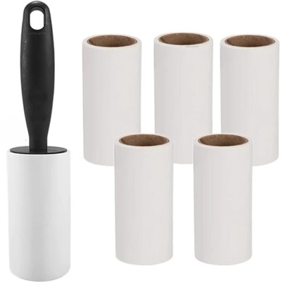 LAFILLETTE Reusable Portable Pet Hair Dirt Crumbs With Handle For Clothes Carpet Furniture Lint Roller