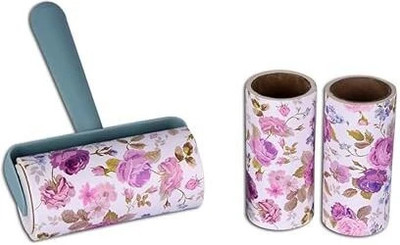 Shivanka Reusable Lint Remover for Clothes Pet Hair Remover | 3 Roll/80 Sheets Width 11cm Lint Roller