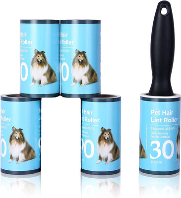 RENESMEE Lint Rollers for Pet Hair Sticky, 1 Handle with 5 Refills, 150 Total Sheets Lint Roller
