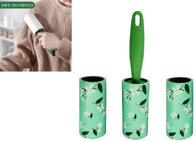 TAPAHPRIYAY Lint Roller 3 refills (180 sheets) for Pet Hair, Clothes & Fabrics -Reusable Lint Roller