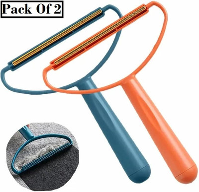 Jantrex 2 Reusable Mini Brush Tools Pet Hair Clothes Fabric Shaver Portable Lint Remover Lint Roller