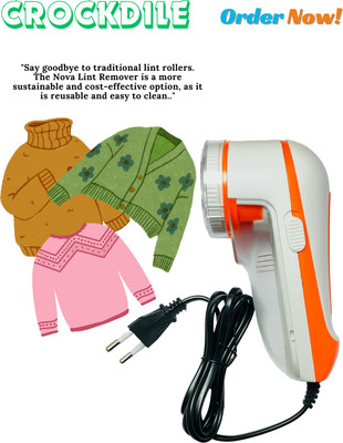 crockdile New Lint Remover Fabric Shaver For All Woolen Clothes Sweaters Blankets Etc Lint Roller