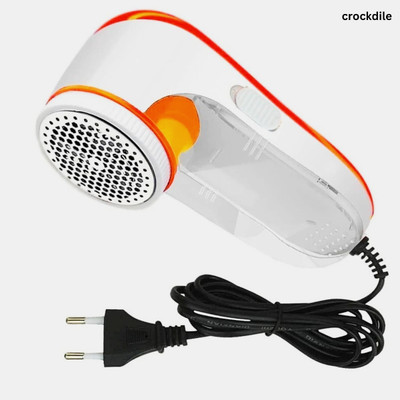 crockdile Rechargeable Fabric Shaver with Safety Features Lint Roller