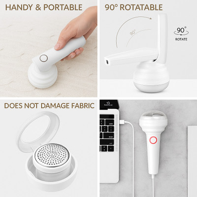 Infizent Reusable Electric Lint Remover for Clothes, Blanket, Jackets | Width-8cm Lint Roller