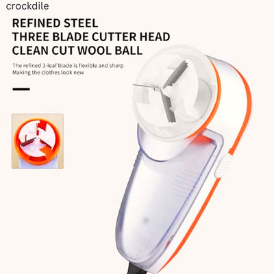 crockdile Easy-to-Use Fabric Shaver with Comfortable Grip Lint Roller