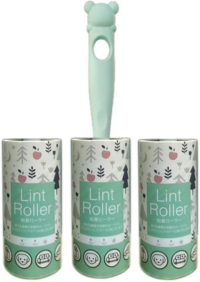 Silencio Lint Rollers for Pet Hair Remover, 1 Handle with 3 Refills, 90 Total Sheets Lint Roller
