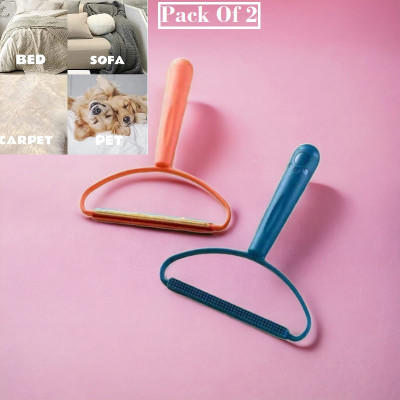 Jantrex 2 Portable Manual Reusable Double Sided Fabric Shaver Fuzz Remover Lint Roller Lint Roller