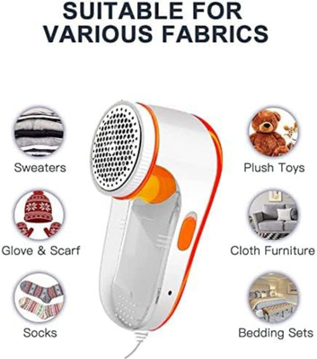 crockdile Portable Electric Lint Remover for Rua, Bur, Fuzz Remover For Sweater and Jacket Lint Roller
