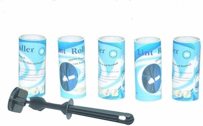 Bulfyss Sticky Lint Roller Hair Remover Cleaner Set of 5 Rolls 150 Sheets Lint Roller