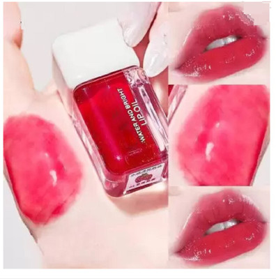HUZURLU pink Lip Oil Gloss Color Changing Tint for Dry and Chapped Lips Glossy Shine.(3 ml, pink)